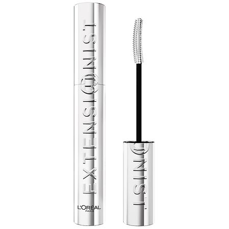 L'Oreal Paris Extensionist Mascara, Washable, Lengthening, Curling And Volumizing Blackest Black