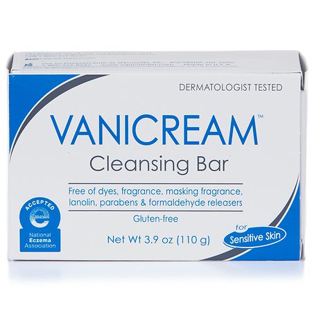 Vanicream Cleansing Bar for Sensitive Skin Fragrance-Free