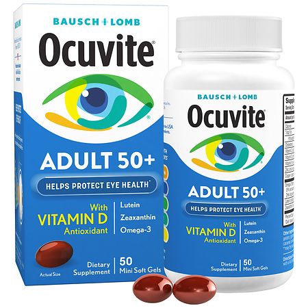 Ocuvite Adult 50+, Mini Soft Gel Supplements