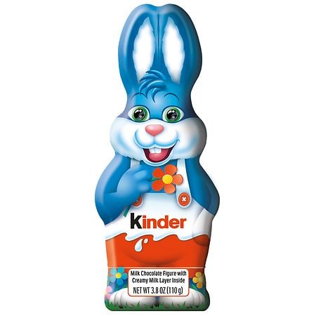 Kinder Milk Chocolate Bunny Hollow Figure with Creamy Milk Layer Inside