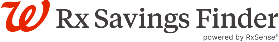 Walgreens Rx Savings Finder powered by RxSense